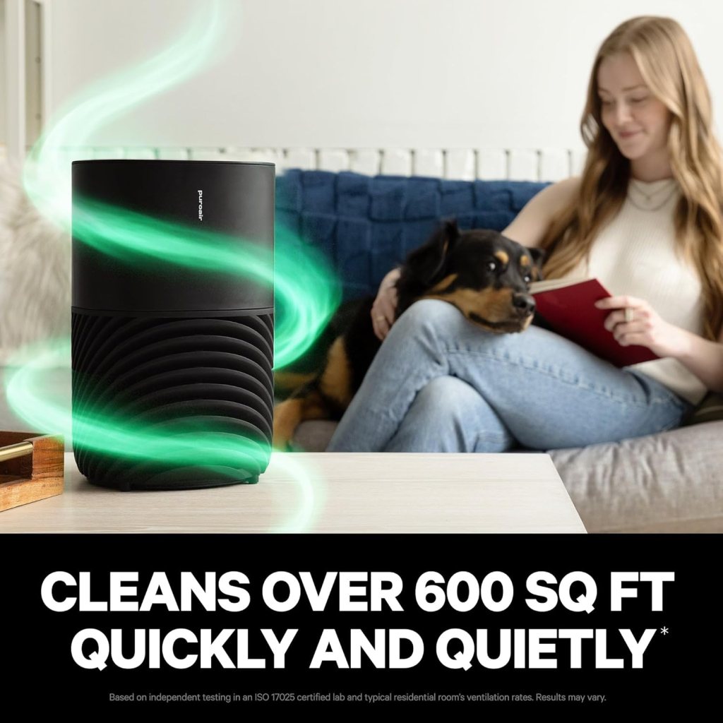 PuroAir 130i Smart Air Purifier: Meet the PuroAir 130i Smart Air Purifier — your new best friend for clean, crisp air at home. It covers up to 600 square feet, so whether it’s your bedroom, living room, or office, this little guy gets the job done quietly and fast.