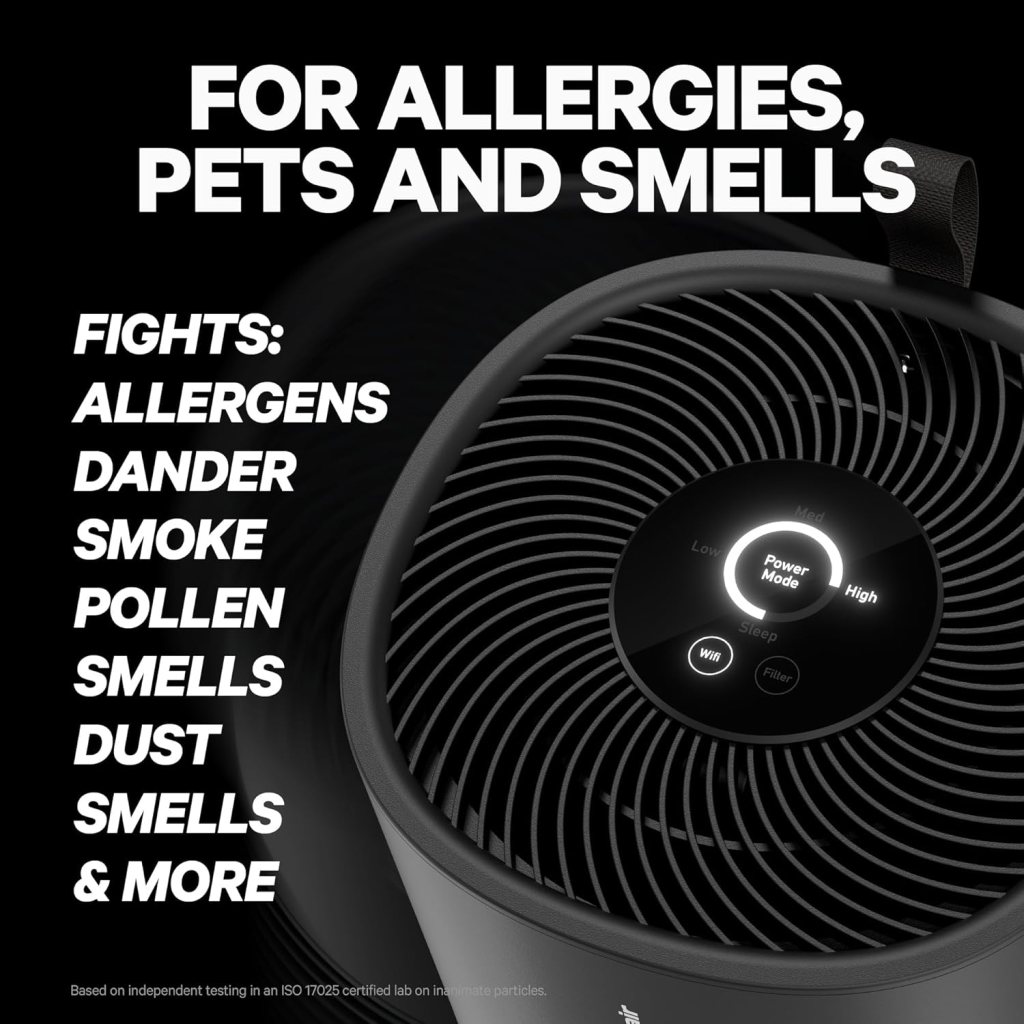 PuroAir 130i Smart Air Purifier: Meet the PuroAir 130i Smart Air Purifier — your new best friend for clean, crisp air at home. It covers up to 600 square feet, so whether it’s your bedroom, living room, or office, this little guy gets the job done quietly and fast.