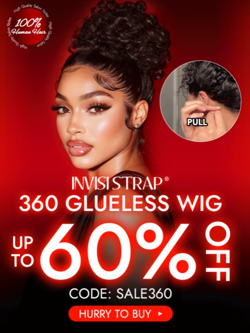 Up to 60% off for 360 glueless wig
